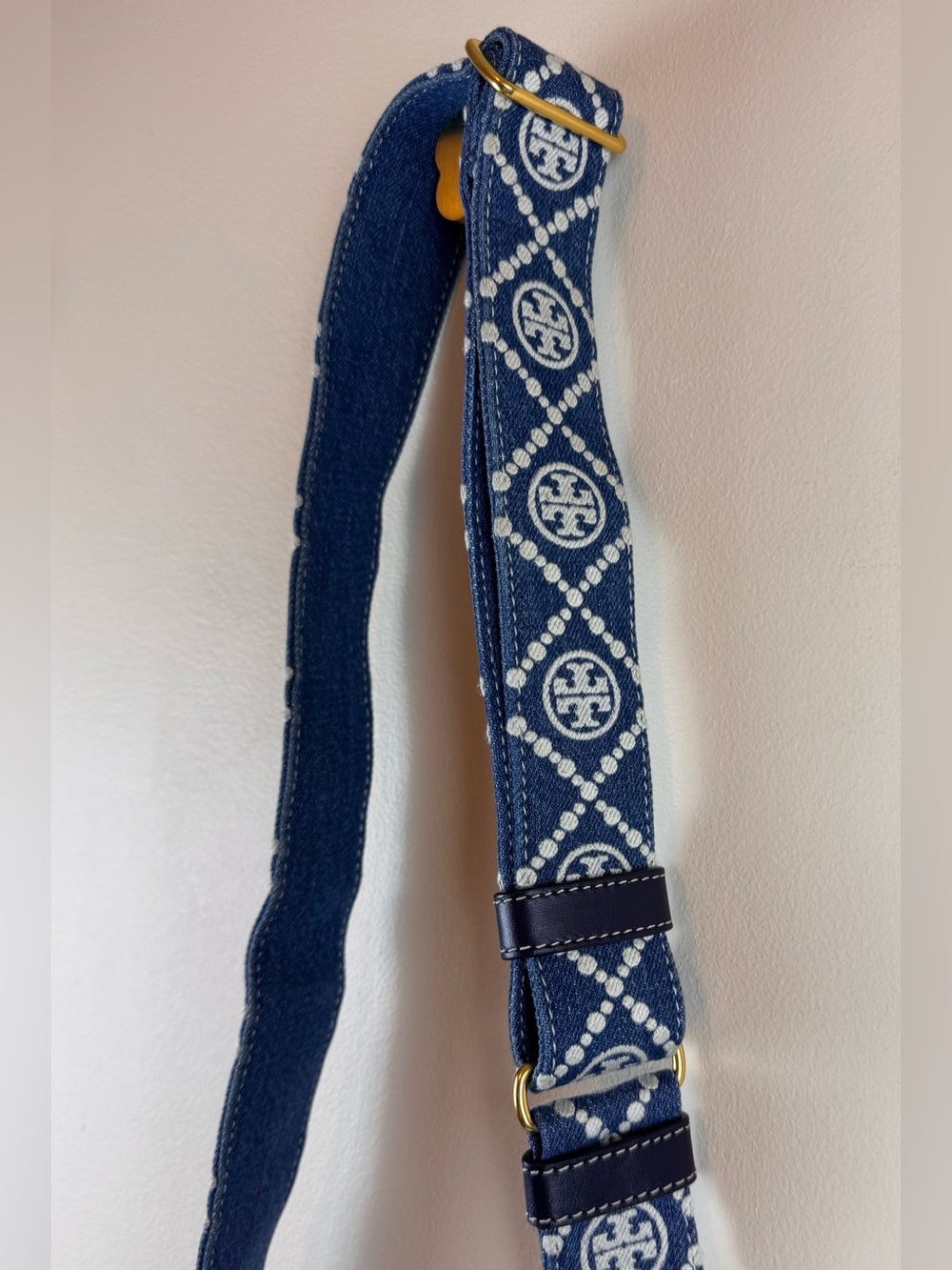 Tory Burch Miller Denim Mini Crossbody Bag with Dust Bag - Picture 12 of 16